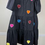 Main Strip Playful Collared Mini Dress Glitter Festival Rainbow Sequin Y2K Kitsch Artsy Photo 6