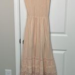 Urban Outfitters  UO Dana Tiered Midi Dress Peach Color Bohemian Summer Size XS Photo 7