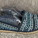 The Sak  Blue Embroidered Cut out Espadrille Flats - Size 7 Casual Resort Boho Photo 0