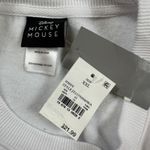 Disney Mickey Mouse Sweatshirt Skiing Graphic XXL White Long Sleeve Pullover NWT Photo 3