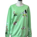 Disney NWT  Chip & Dale , Mickey , Goofy Chill Calm Picnic Fun Y2K Sweatshirt Photo 1