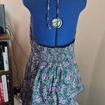 Free People Womens Lyla Halter Tunic Green Top Floral Keyhole NWOT Photo 2