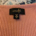 On Twelfth  12th Fitted Puff Textured Sleeve Blush Pink Pullover Sweater Size M Photo 5