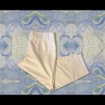 Soft Surroundings Metro Cropped Legging SZ. PL Stretch White PETITE Spring Photo 2