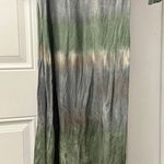 Lovers + Friends Maxi Green Ombré Long Sleeve Dress Photo 2