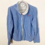 Vineyard Vines Small Blue Cotton Zip Up Light Jacket Photo 0