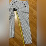 Est. 1946 Women SM. CATO ‘’, Black and White Striped pull on Pants. Straight leg Photo 8