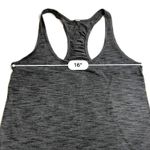 Lululemon Our Sport Tank Ruched Back Heathered Black Photo 7