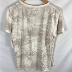 Free People NWT  We The Free Camo Tee Loose Knit Ivory Combo XS Photo 5