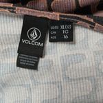 Volcom  Cropped Top XL Extra Large Brown Black Geometric Print Beach Coconut Girl Photo 5