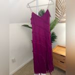 Amur Chara Ruffle Evening Gown in Purple‎ Sangria Womens Long Maxi Dress 6 Purple Photo 4