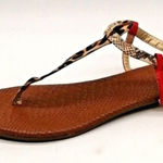 Lane Bryant Lane Bryant faux leather sandals size 10 Photo 0