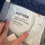 Mother High Waisted Rider Shift Sneak Jeans Digital Underground‎ 28 Blue Photo 10