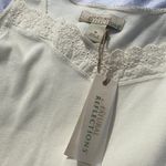 Natural Reflections BNWT  lily eyelet white tank top Photo 6