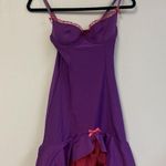 Victoria's Secret Victoria Secret Sexy Little Things Pink/Purple Night Gown Size 34B Tulle Bow Photo 2