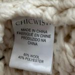 Chicwish  Knit Your Love Ivory Heart Shape Pompoms Chunky Knit Cardigan Sweater S Photo 5