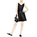 Kate Spade  Dive Right In Zip Front Structured Cocktail Mini Dress Sz‎ 0 Photo 1