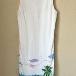 Vilagallo White Hawaiian Print Dress NWT Photo 1