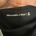 Abercrombie & Fitch  Knot Front Halter Cut Out Maxi Dress Black Size Medium NEW Photo 4