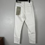 Everlane NEW Cheeky Straight Jean Womens Size 26 Bone Off White High Rise Photo 2