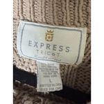 EXPRESS VINTAGE 90s TRICOT Chunky Cable Knit Sweater L Tan Bobble Photo 1