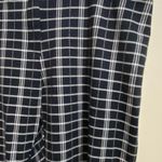 Amanda & Chelsea Women’s Plaid Capri Pants Size 19W Black White Waist 28” Photo 1