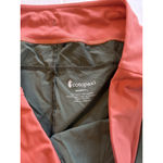 Cotopaxi  Women’s Vamos Hybrid Athletic Shorts Olive Green Coral Hiking Outdoor L Photo 1