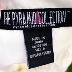 Pyramid Collection White Faux Fur jacket bell sleeve S Photo 13
