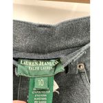 Ralph Lauren Lauren Jeans Co Womens Dark Gray Cotton Pants Size 10 Western Country High Rise Photo 4