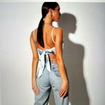 Motel Rocks Light Blue Zashe Cami Crop Top Photo 4