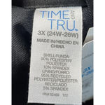 Bikini Top Adjustable Strap V Wire Black‎ Floral Flowers Tropical NEW 3X 24W Photo 2