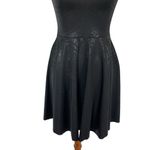 Blackmilk  Women’s Skater Dress Small Black Stretch Gothic Y2K Party Mini Photo 2