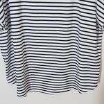 Belle Beach Striped Navy and White T Photo 3