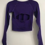 Free People Movement  Bailout Long Sleeve Layer in Dark Amethyst size XS NWT Photo 1
