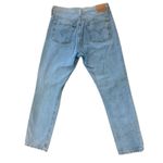 Levi's  501 High Waist Button Fly Distressed Light Wash Skinny Jeans 29x28 Indie Photo 1