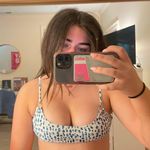 Blue and white bikini top Multiple Photo 1