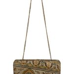 Vintage Morris Moskowitz Clutch Shoulder Bag Printed Leather Paisley Design MM Gray Photo 1