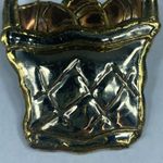 Easter Basket Jewelry Pin Brooch Silver Gold Color Metal Bow Eggs Handle Holiday Photo 6