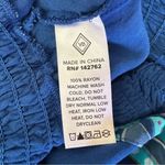 Vera Bradley Blue Saffron Palazzo Pants Paisley Stretch Hippie Soft Pants med Photo 6