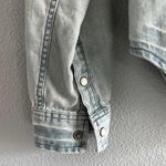 American Eagle Outfitters Slim Fit Button Down Long Sleeves Denim Shirt Photo 1