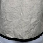 Laura Scott  Open Front-Tie Cardigan in Ecru & Black Photo 9