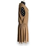 Soft Surroundings Womens Dress Sz Petite M PM Tan Kerry Cowl Neck Sleeveless NEW Photo 6