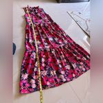 Sugar Lips  Sleeveless Floral Tiered Maxi Dress Women's Size XS V-neck Pockets Photo 11