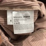 Reformation JEANS Whitney Knit Lounge High Rise Pants in Pink Taupe Size Small Photo 4