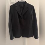 Talbots  Black Blazer Classic Tailored‎ Suit Jacketed Luxe Wool Blazer NWOT 10 Photo 10