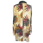 Umgee Boho Tunic‎ Dress Floral Paisley Print Long Sleeve Keyhole Neck Flowy Photo 11