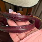 Coach  Burgundy Leather Satchel Photo 2