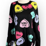 Serra Aldi Women's Valentines Oversized Sweater Medium Photo 0