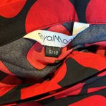 3/$15 ROYAL MONK red and black heart wrap skirt Photo 4