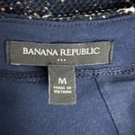 Banana Republic  Sweater Womens Medium Navy Blue Multicolored Speckle Work Casual Photo 6